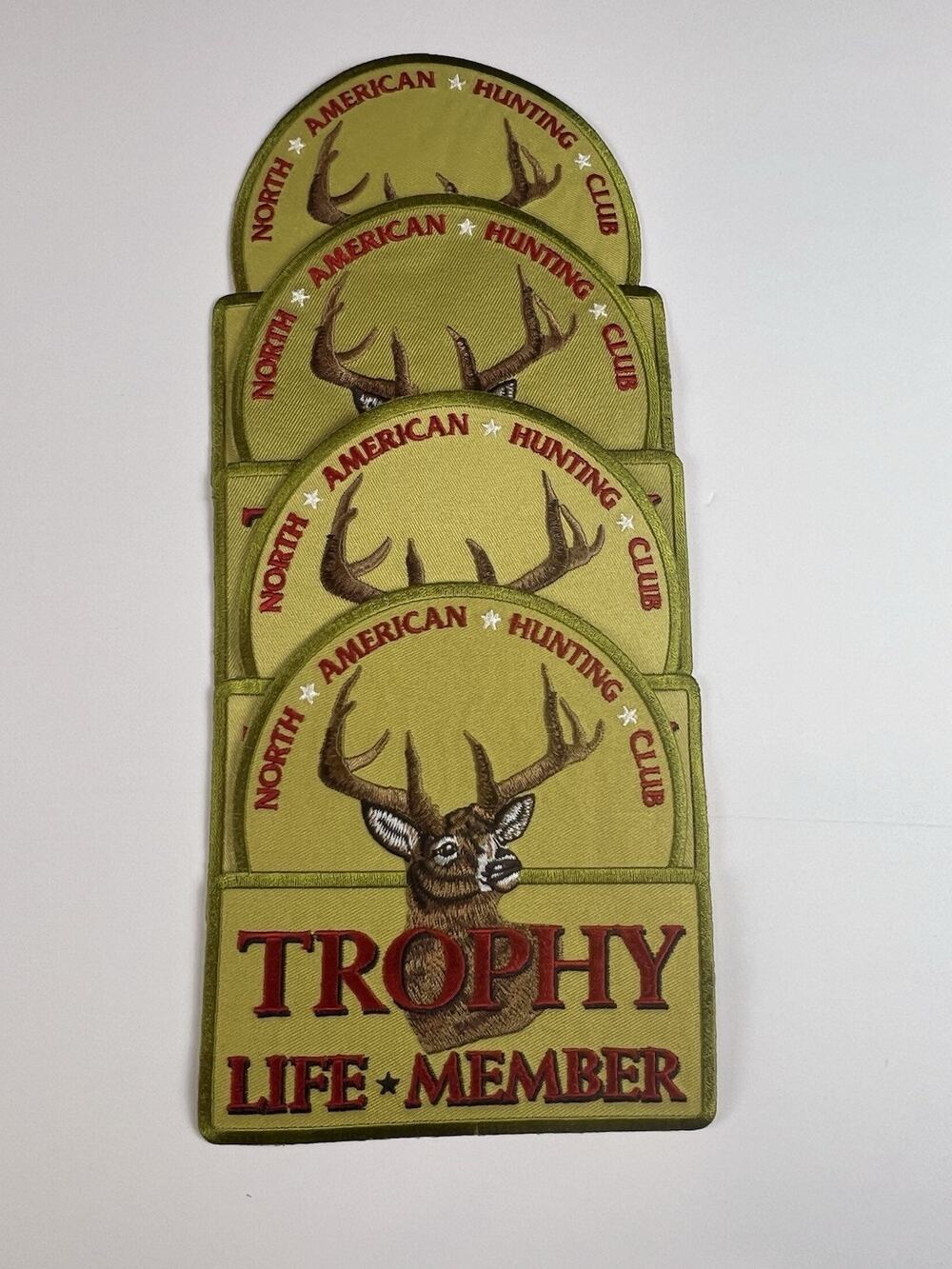 North American Hunting Club Trophy Life Member Large Patch with Buck Deer (4)